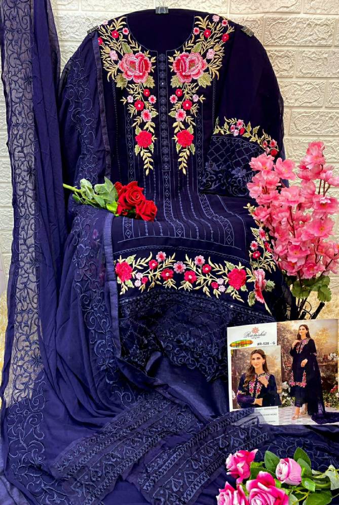 R 528 nx By Ramsha Colors Pakistani Suits Catalog